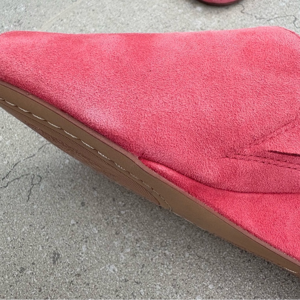 Vince Camuto Coral Suede Wedge Heel Sandals - Picture 7 of 8